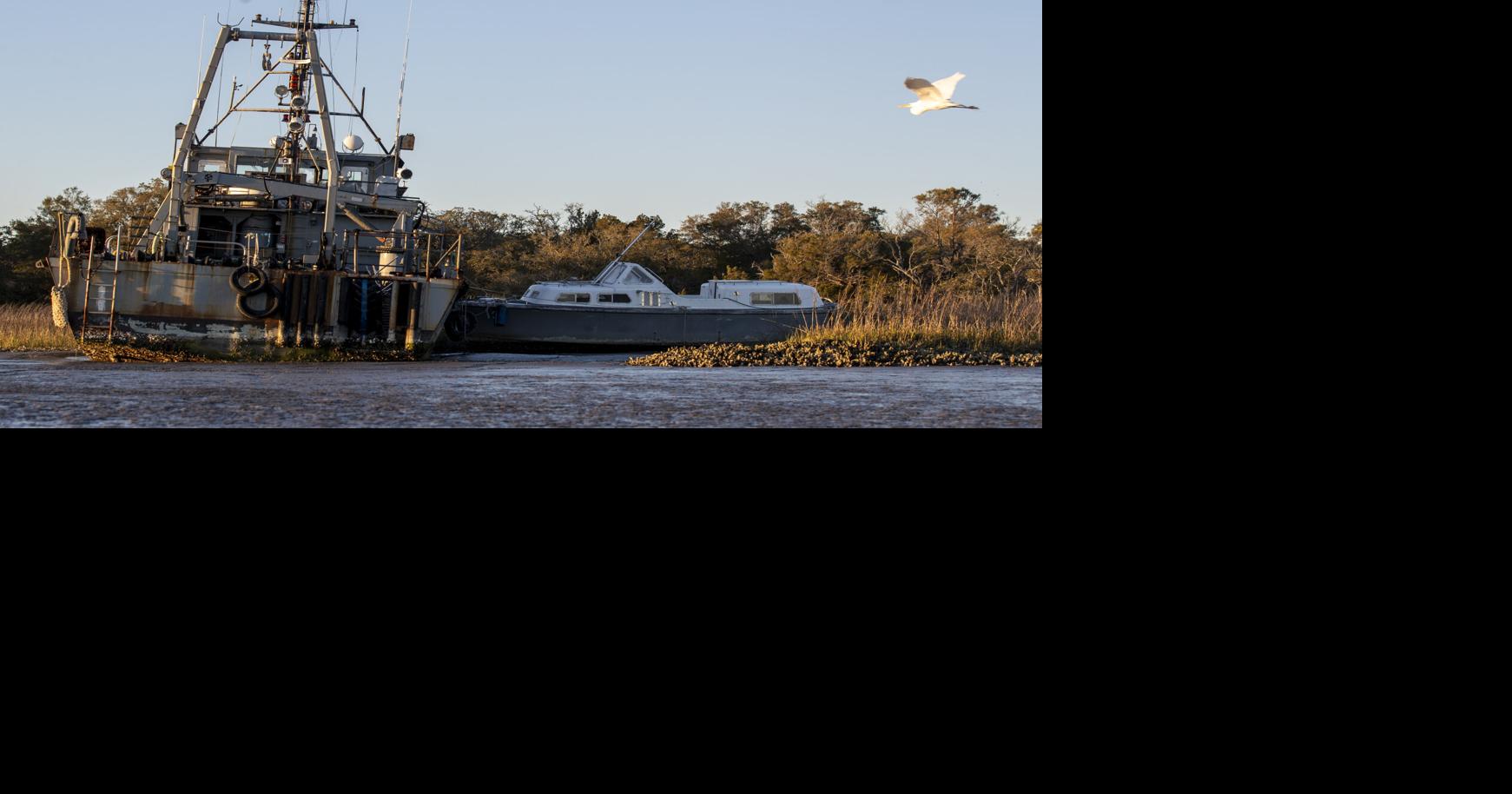 SCDNR arrests owner of 120-foot derelict Navy vessel on Johns Island