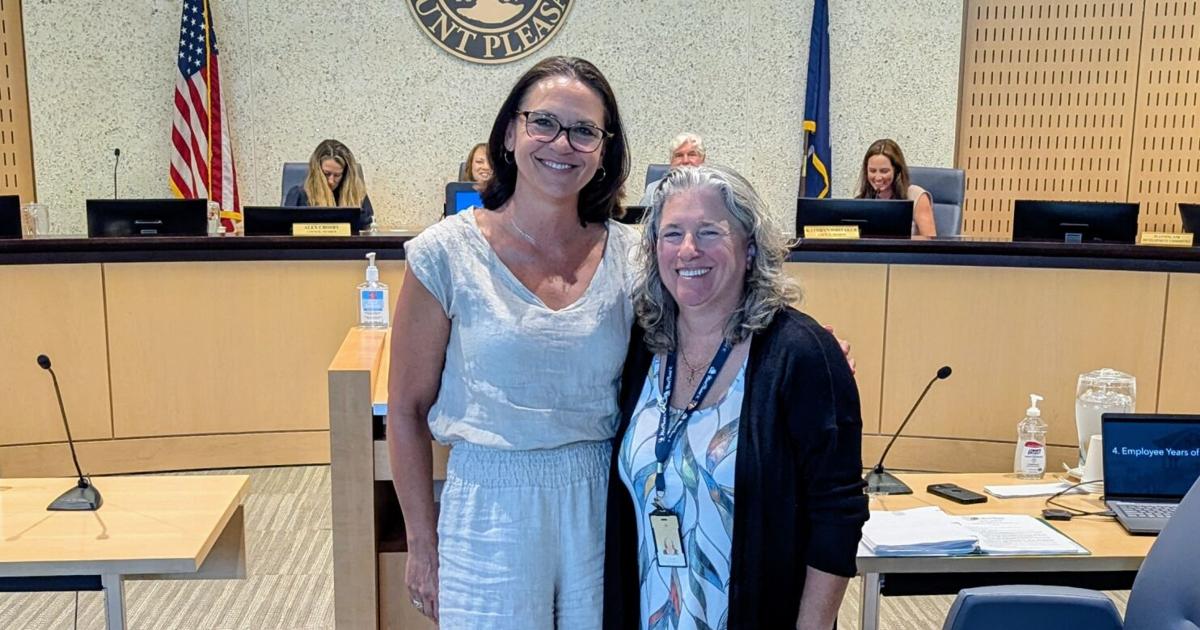 Town honors 'dedicated' staffer