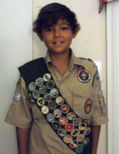 eagle scout medal placement