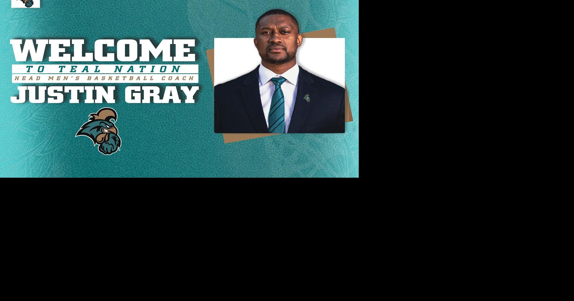 Justin Gray named Coastal Carolina basketball coach