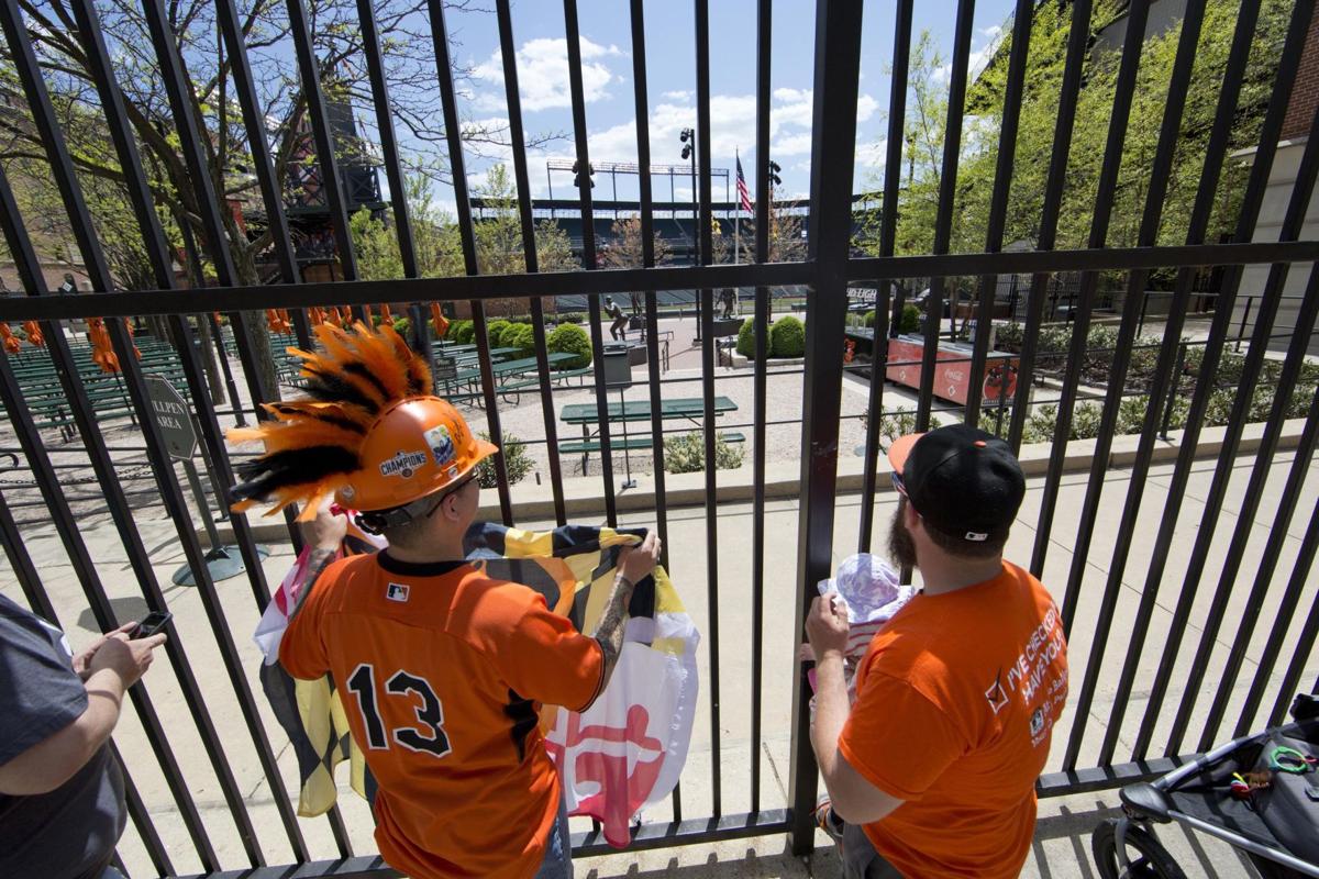 No fans at Orioles game