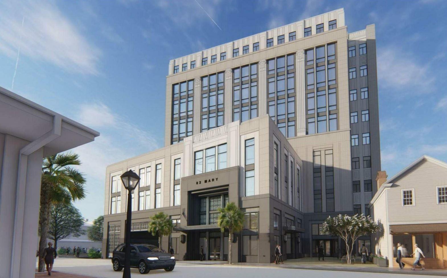 New 9story building for offices, parking coming to downtown Charleston