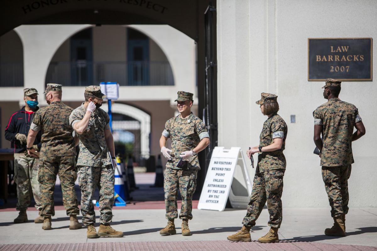 Marine Corps Will Quarantine Parris Island Boot Camp Recruits At The Citadel In Charleston Covid 19 Postandcourier Com - usmc mcrd parris island wip roblox