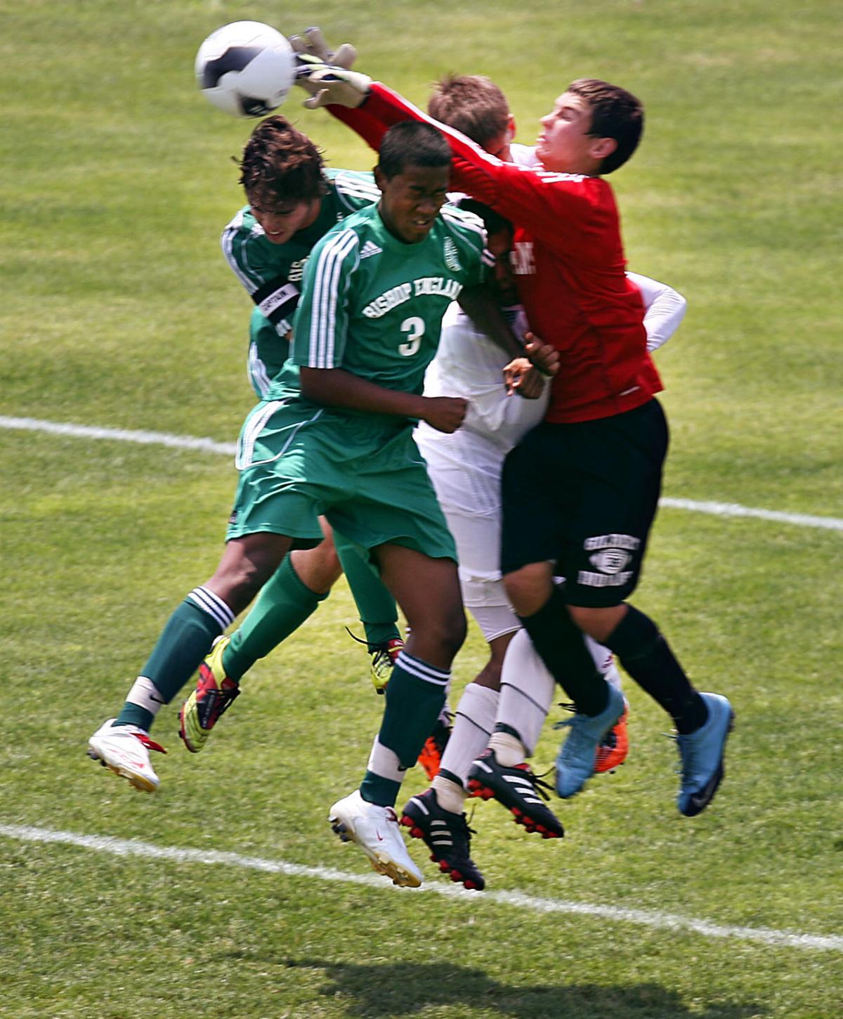 Bishop England boys win AA state soccer title