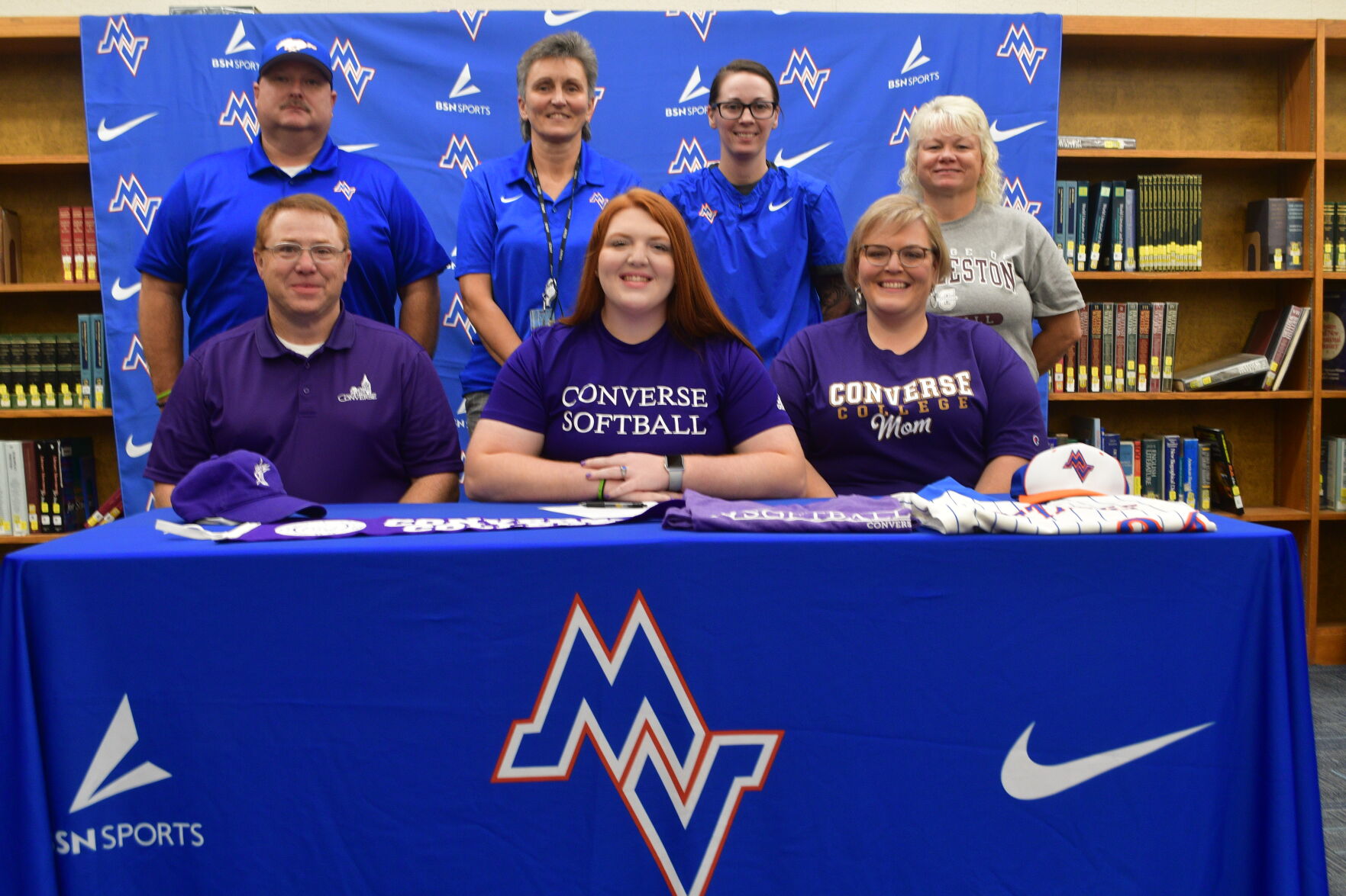 converse college softball