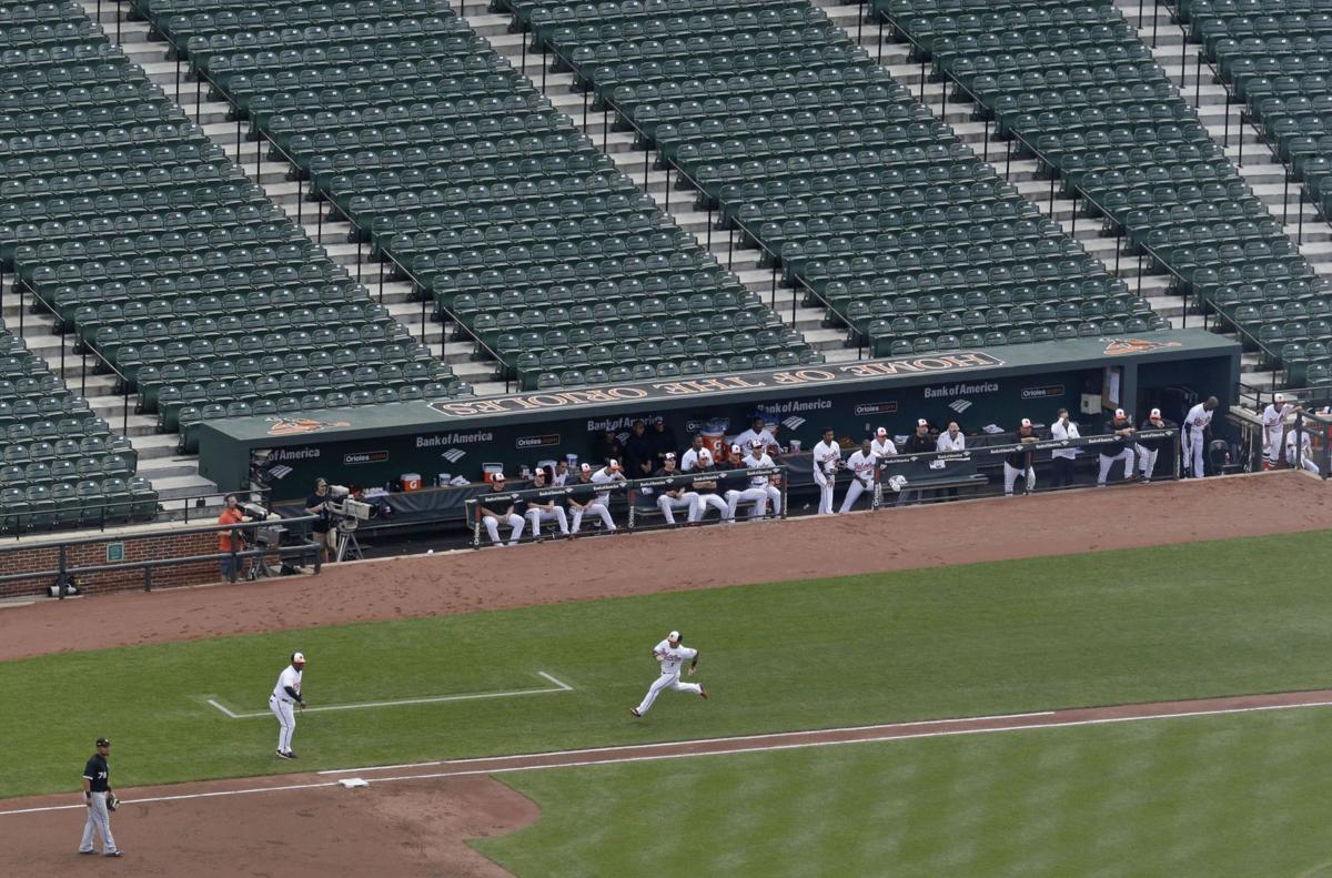 No fans at Orioles game
