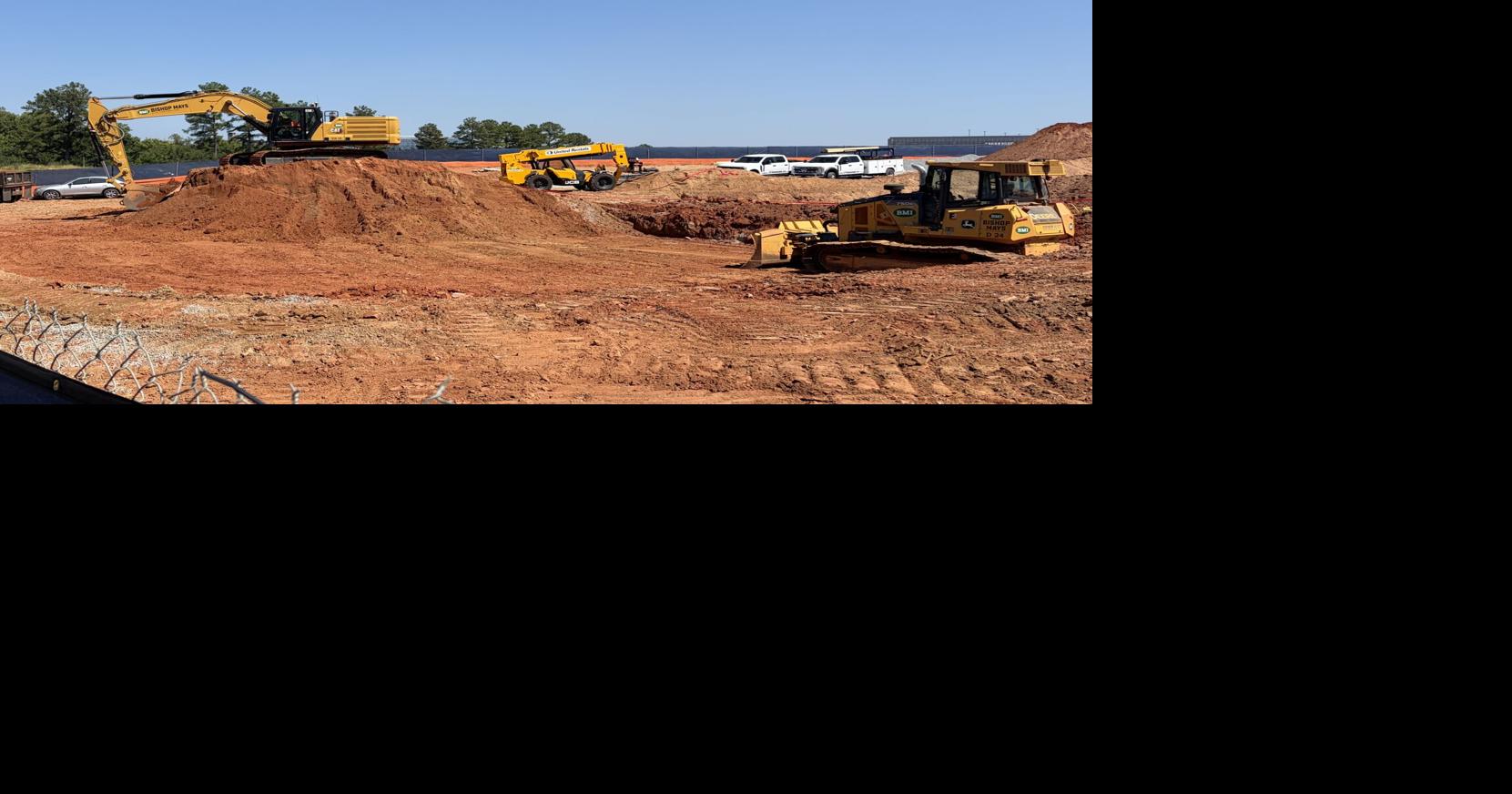 Construction begins at Greenville County Square. Developer mum on timing for highest profile pieces.