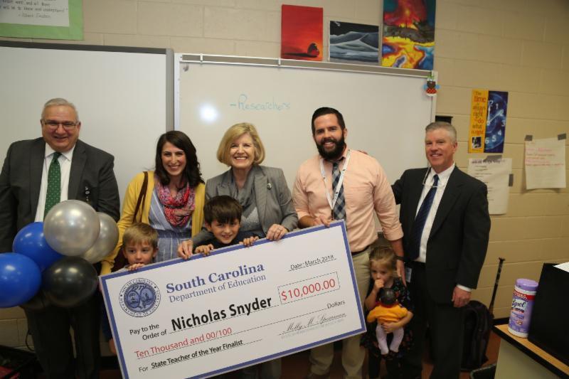 Cane Bay High School teacher named finalist for South Carolina Teacher of the Year News