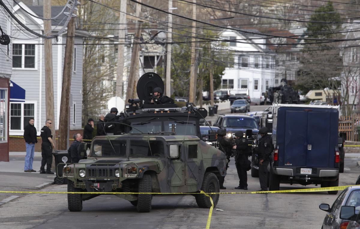 Bombing suspect search