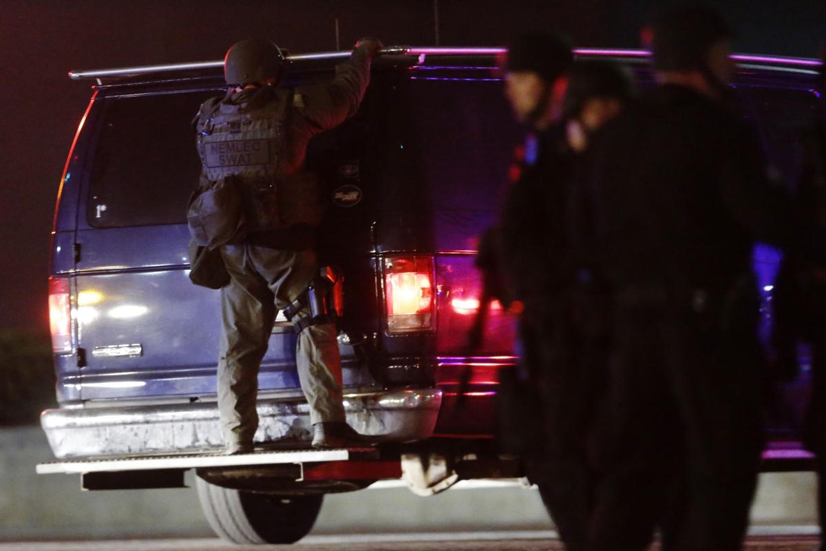 Bombing suspect search