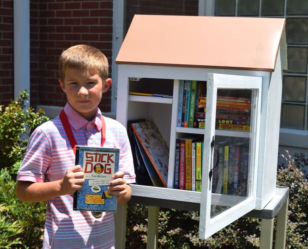 Kennedy Middle little free library blessing box DSC_1112