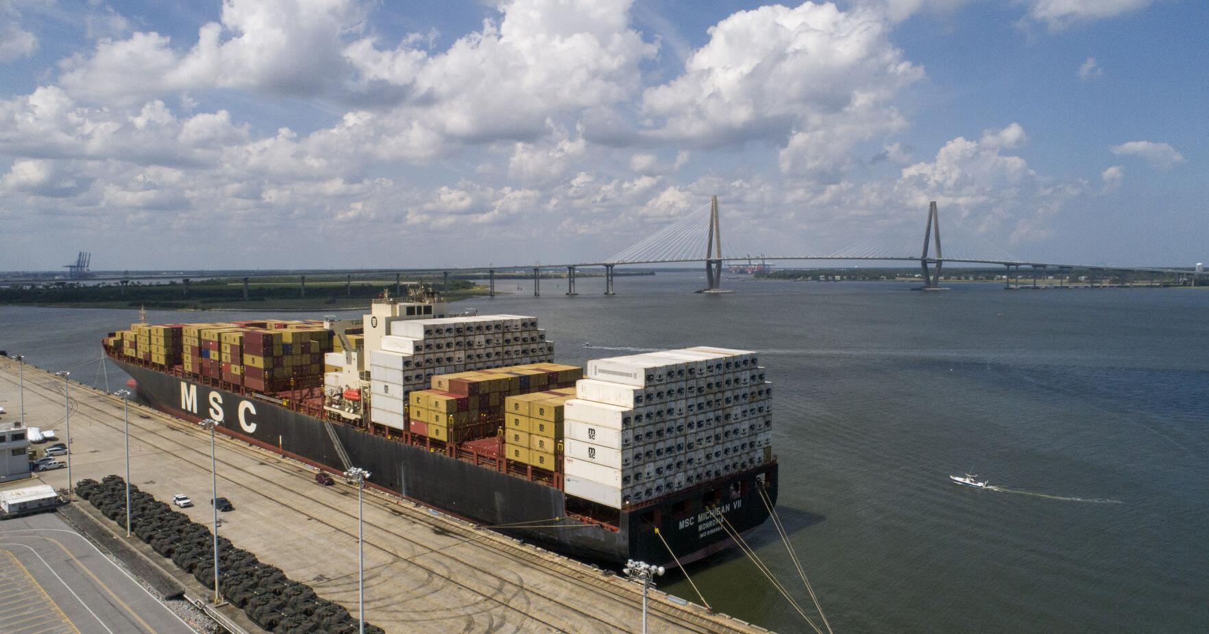Malfunction on container ship tests Charleston port safety | News - Vimarsana News