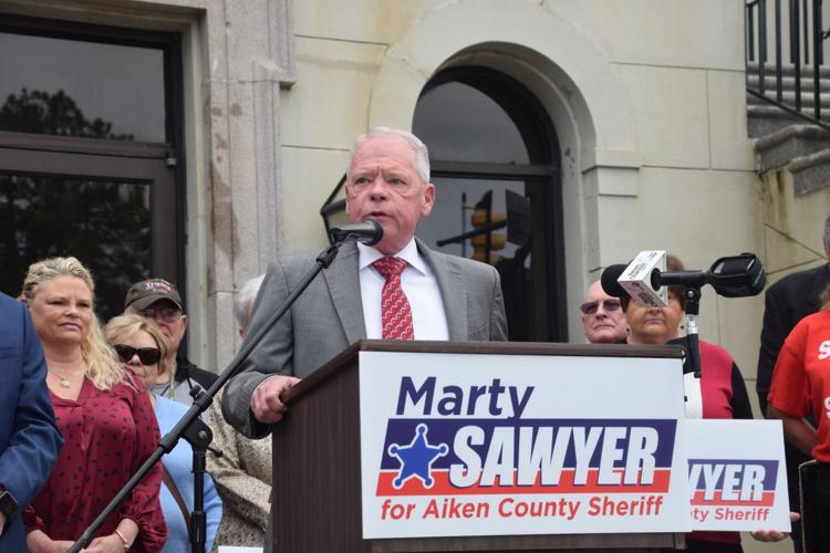 Aiken County Sheriff Michael Hunt announces decision not to seek Aiken County Sheriff Michael Hunt announces decision not to seek