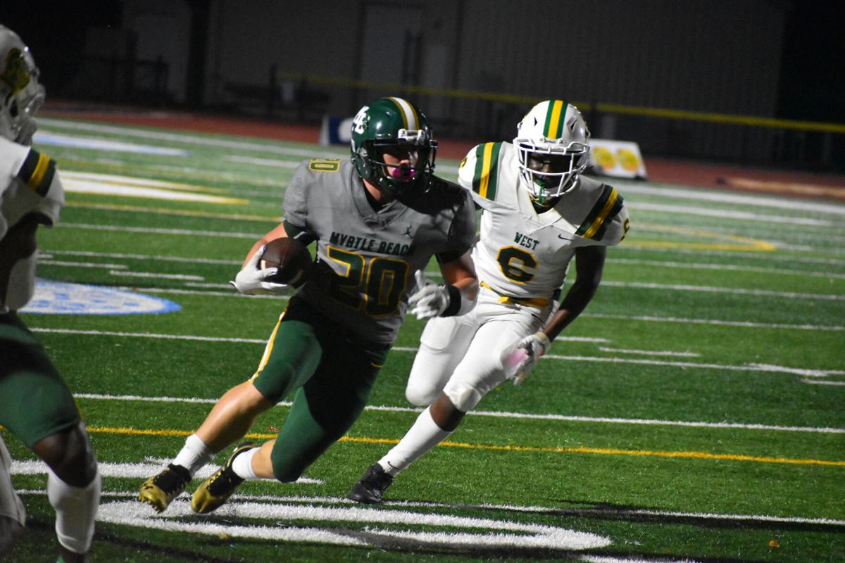 Myrtle Beach Stays Perfect With 51 14 Rout Of West Florence Myrtle Beach Sports Postandcourier Com