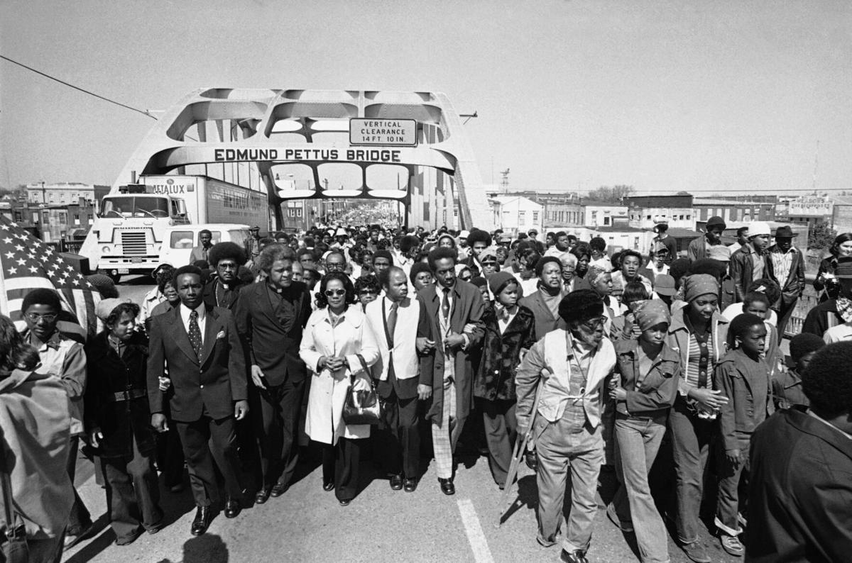 Coretta Scott King Marching