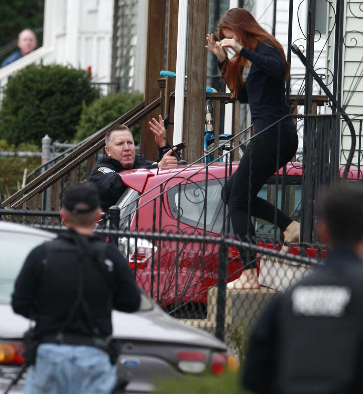 Bombing suspect search
