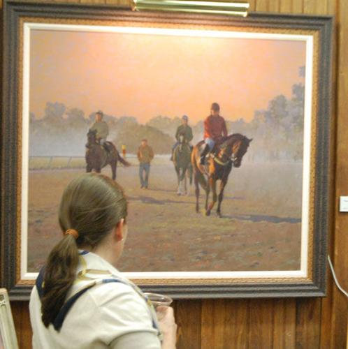 Equestrian artist Booth Malone's work on exhibit during March at Hall of Fame (copy)
