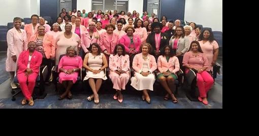 Alpha Kappa Alpha Sorority hands out 2,000 pink ribbons in recognition of Breast Cancer Awareness Month - Vimarsana News