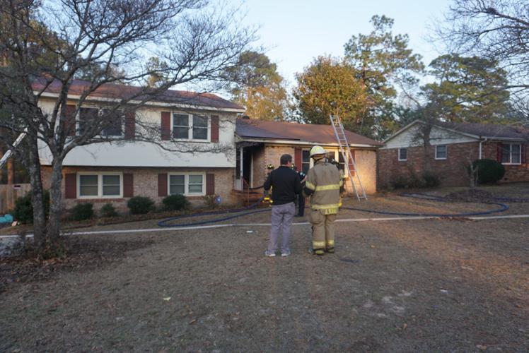 Aiken Department of Public Safety crews respond to house fire on Oriole