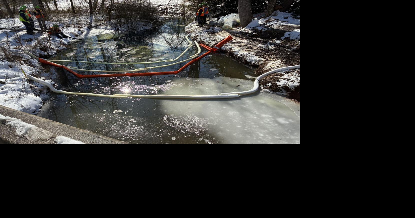 Diesel fuel leaks from tanks, contaminates Spartanburg creek