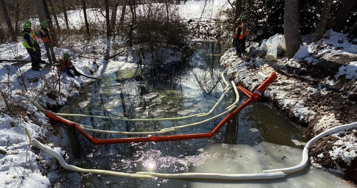 Diesel fuel leaks from tanks, contaminates Spartanburg creek