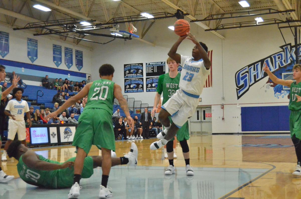 2018 Boys Varsity Basketball St James Vs West Brunswick