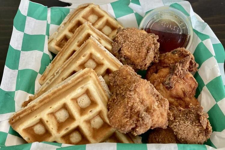 Chicken and waffles, but make it vegan CHSMenu Archives