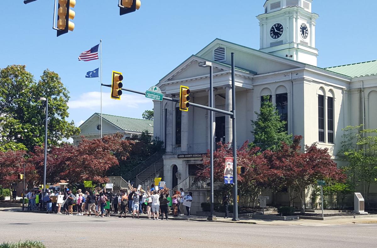 Protest Aiken County Courthouse