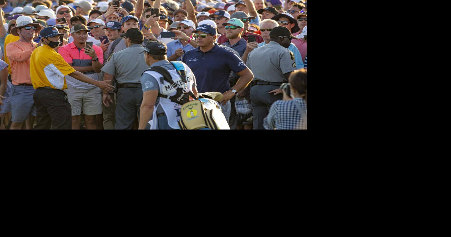 Swarming fans at PGA Championship signal end of COVID-19 stranglehold ...