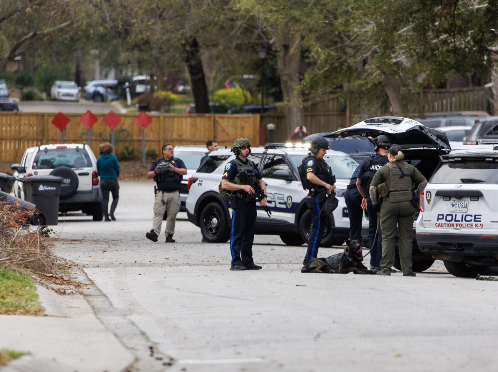 Mount Pleasant Police respond to call with standoff
