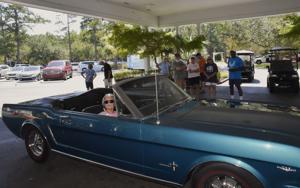 Mary Ratliff rides into her next century in style