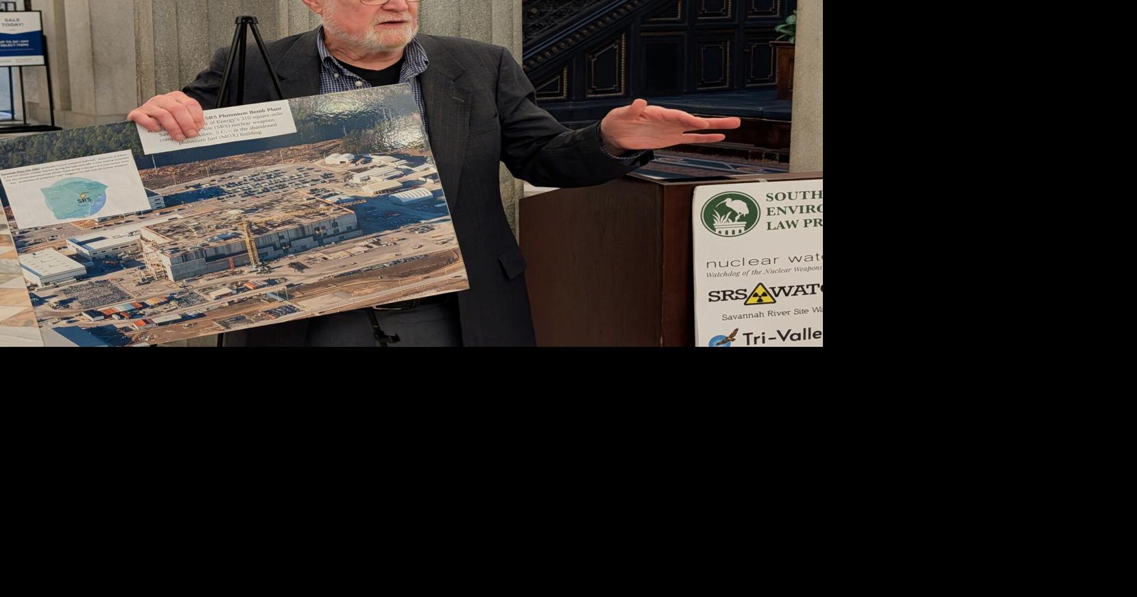 Rare tour of Savannah River plutonium facility stokes opponents fears of 'new nuclear arms race'