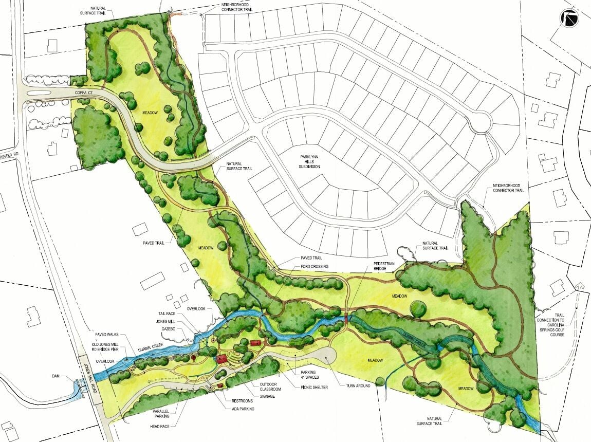 Land donation triples size of planned Jones Mill Park near Fountain Inn |  Greenville News | postandcourier.com