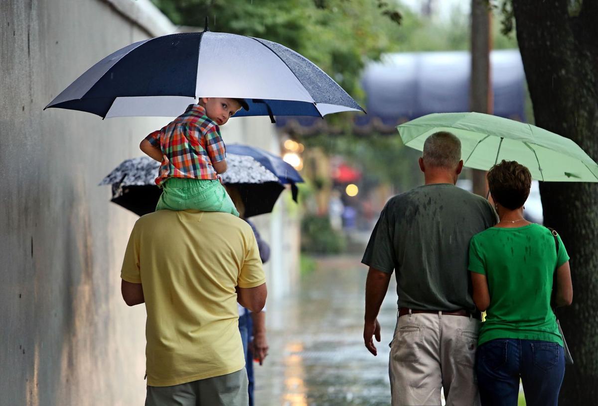 A day for umbrellas