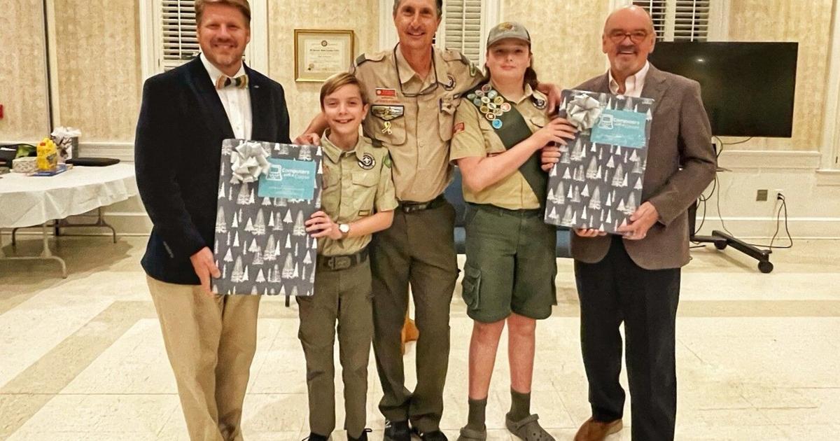 Two scouts receive laptops from Computers with a Cause | News