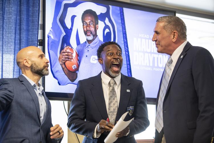 Photos Maurice Drayton announced as The Citadel football program's new