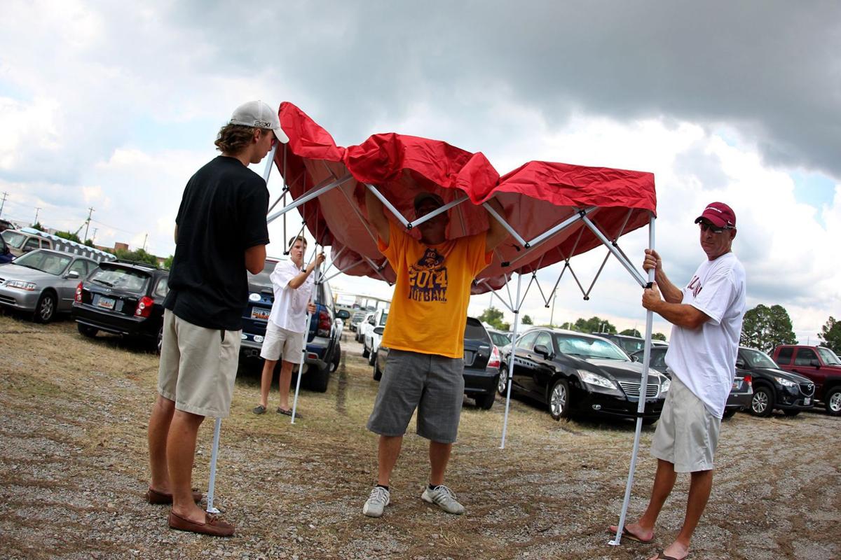 Tailgating at USC vs. ECU