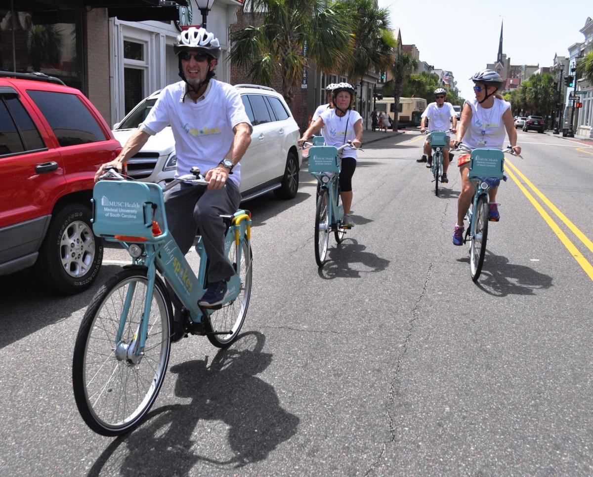 Charleston Bike Share Launch Challenges Users To Burn 1 Million Calories Combined In First Year News Postandcourier Com Charleston bike share provides an innovative and sustainable transportation option in the city of charleston through an affordable bike share system. post and courier