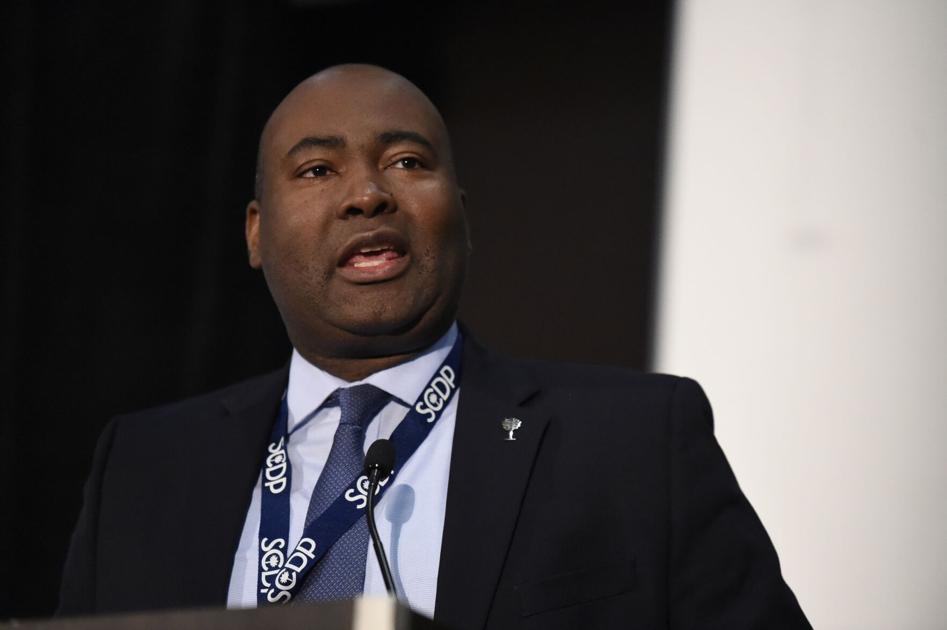 democratic senate candidate jaime harrison pledges sc delegates during dnc roll call vote news postandcourier com