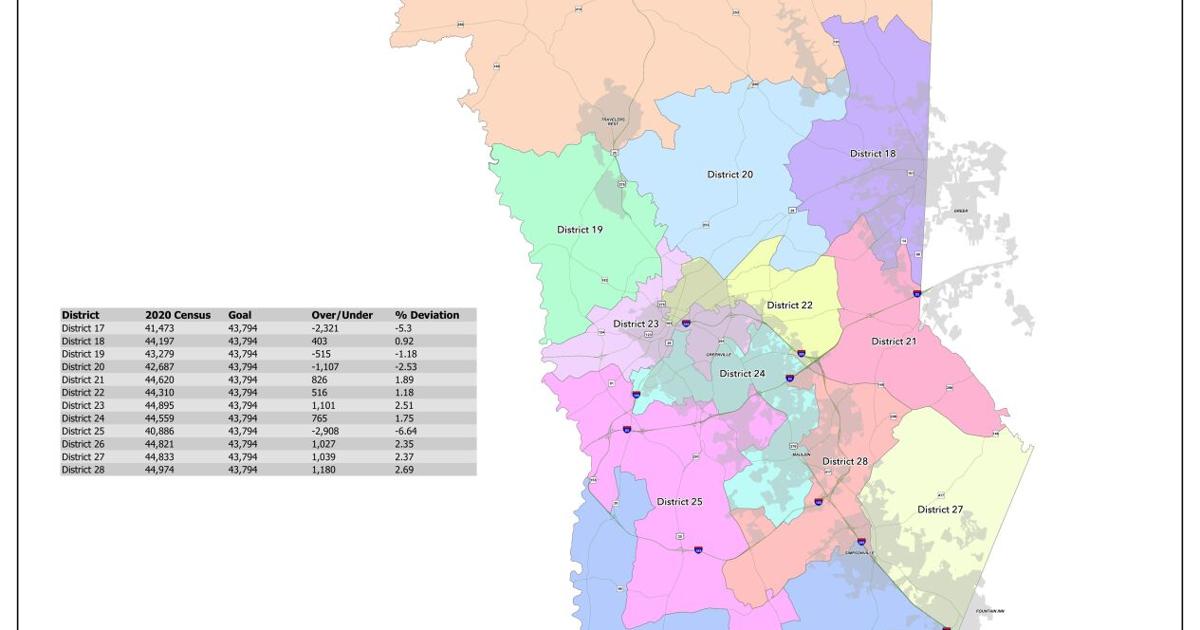 Greenville County Council District Map Postandcourier Greenville County Council District Map Postandcourier
