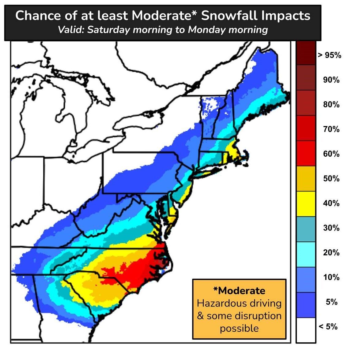 Forecasters call for potential snow across South Carolina