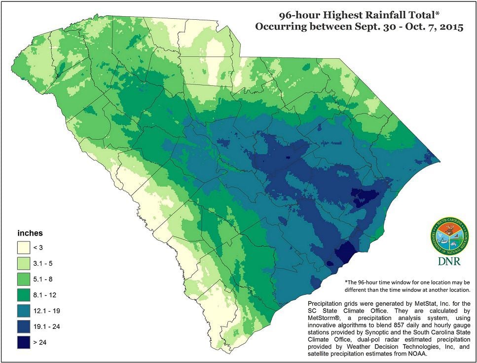 Columbia Sc Flood Map Despite Severe Floods And A Rising Population, Flood Insurance Declines In South  Carolina | News | Postandcourier.com