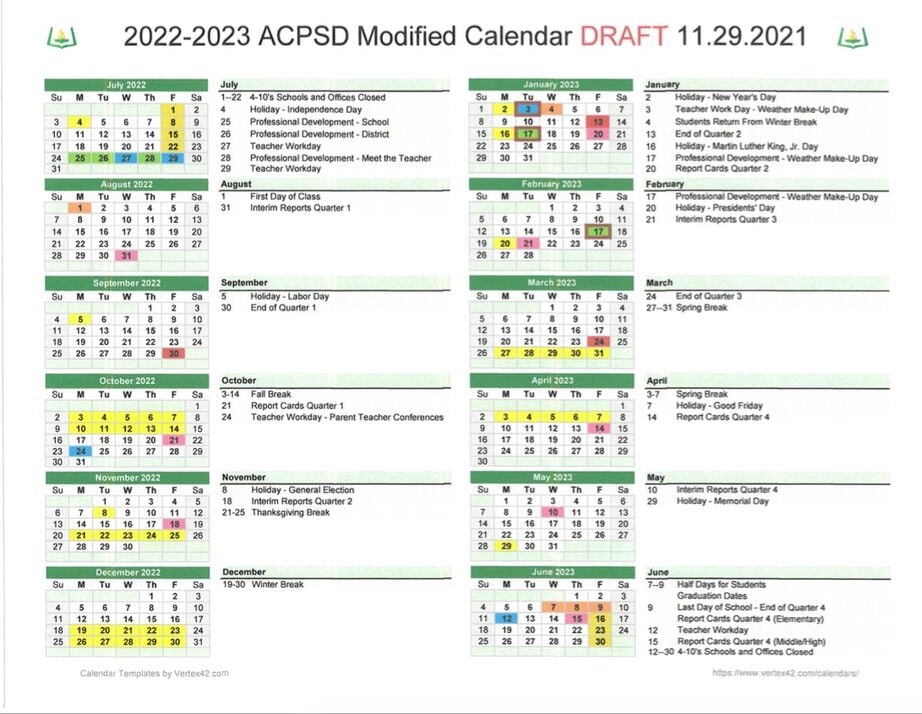 Aiken County School Board To Discuss Modified Calendar For 2022-23 School Year | Education | Postandcourier.com