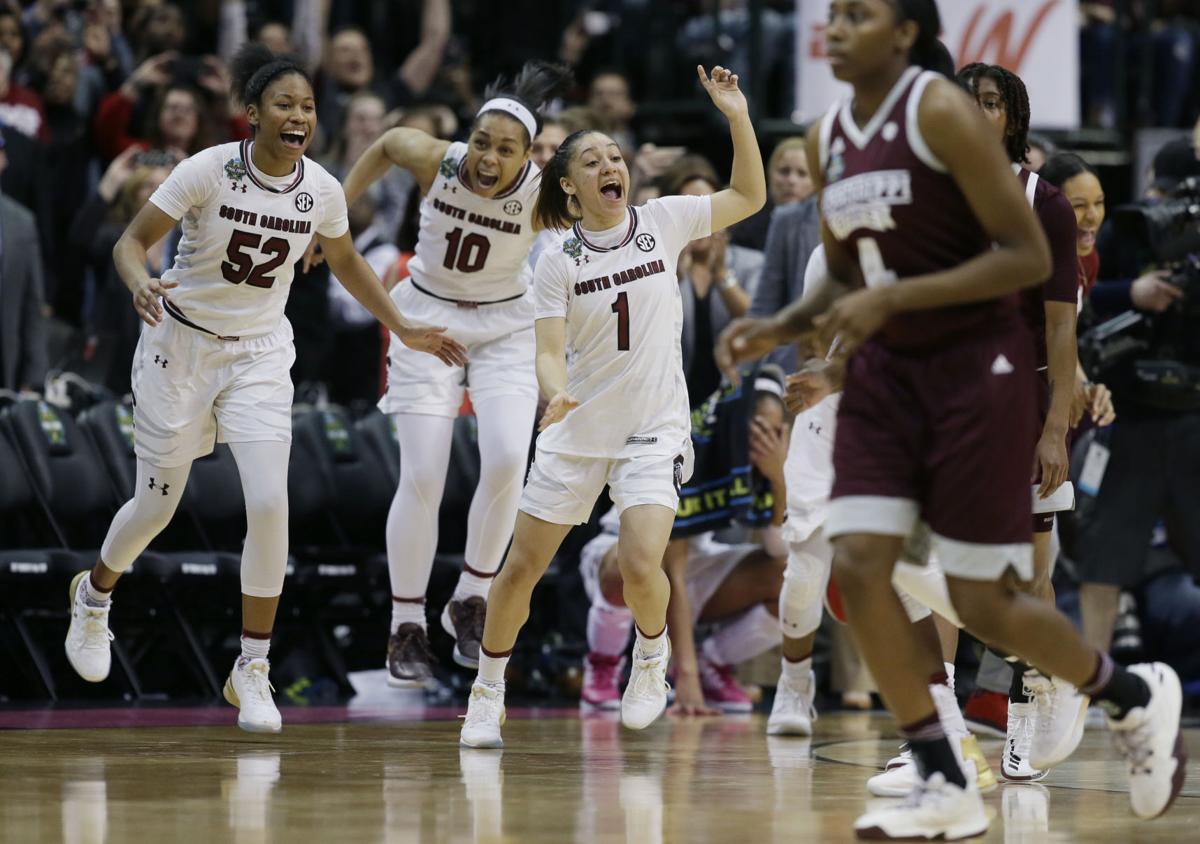 APTOPIX NCAA Mississippi St South Carolina Final Four Basketball