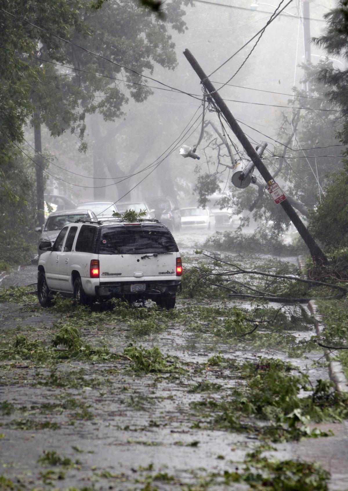 Irene continues her march up the East coast
