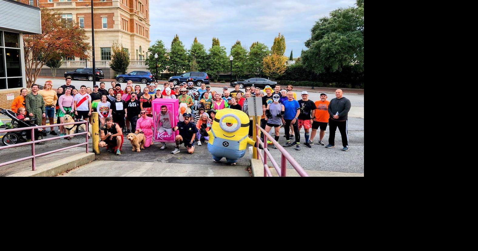Spartanburg SC run club hosts Chase the Clown halloween run