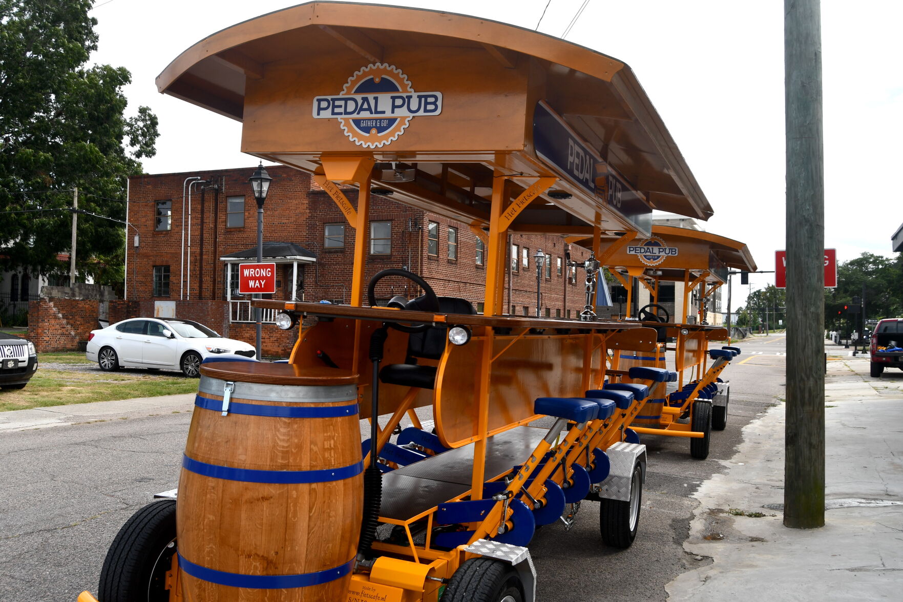 Pedal pub best sale party bikes