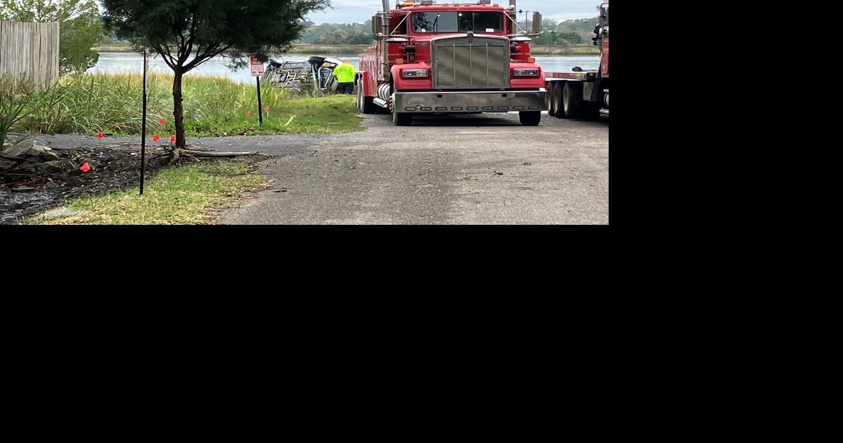 Man disappears after driving stolen car into Ashley River, North