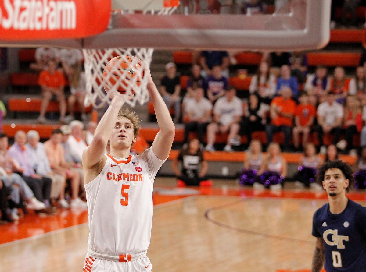 Clemson celebrated hitting three home runs in the best way