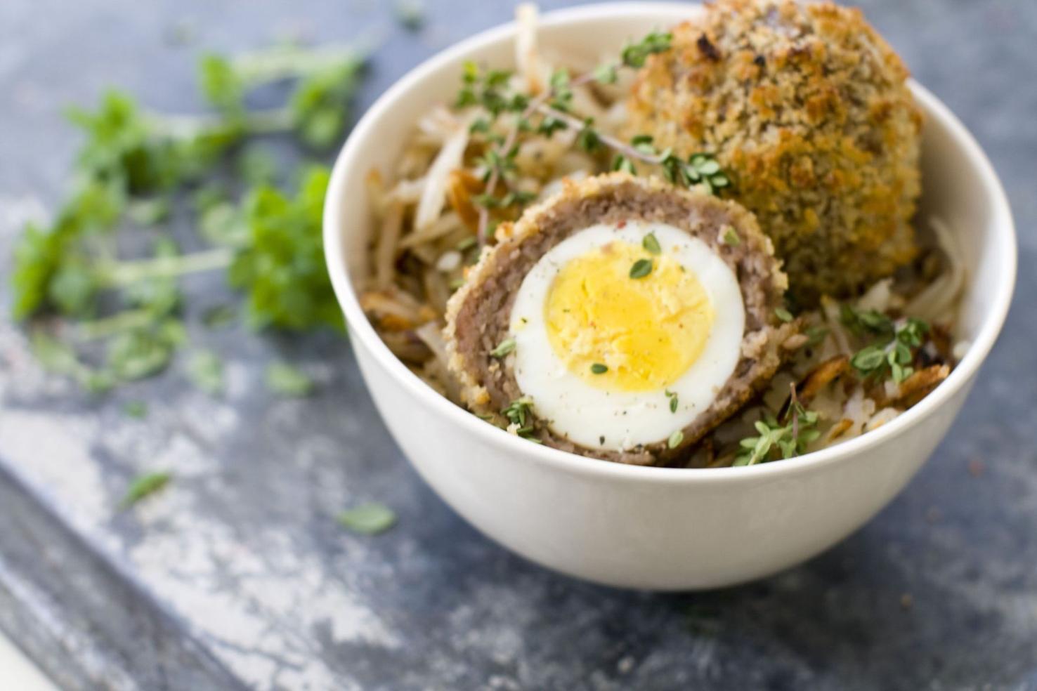 Healthy take on Scotch egg Food